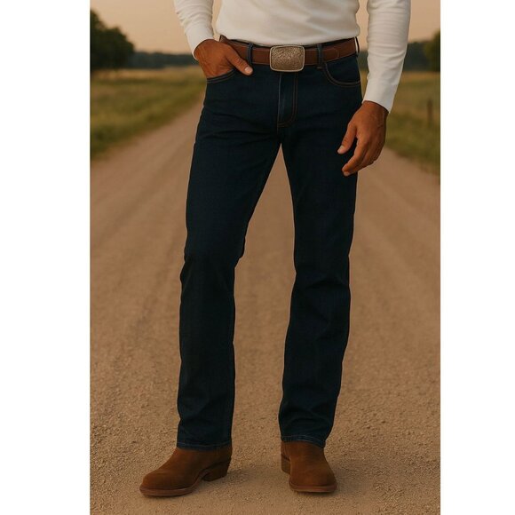 Signature by Levi Strauss & Co.™ Men's Straight Fit Jeans W38 x L32 - Picture 1 of 9